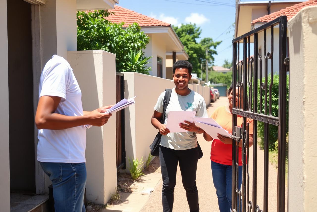 Door-to-door, Curepipe